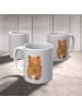 Mr. & Mrs. Panda Kaffeetasse Bär Honig ohne Spruch in Grau Pastell