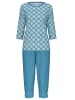Calida Pyjama in niagara blue