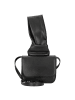 Seidenfelt SFM227 Crossbag - Umhängetasche 16 cm in schwarz silber