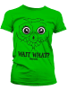 Gremlins Shirt "Wait. What? Girly Tee" in Grün