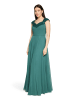 Vera Mont Abendkleid mit Pailletten in Dark Emerald