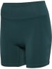 Hummel Short "Hmlmt Define Seaml Scrunch Shorts" in Grün