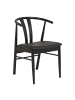 ebuy24 Esszimmerstuhl Artenara  Schwarz 2er Set