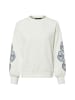 Zero  Sweatshirt in ecru blau
