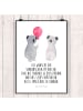 Mr. & Mrs. Panda Kunstdruck Koala Luftballon mit Spruch in Weiß
