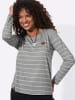 WITT WEIDEN Shirt in steingrau-ecru