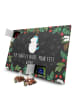 Mr. & Mrs. Panda Tee Adventskalender Einhorn Fitness mit Spruch in Kreidetafel