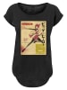 F4NT4STIC Long Cut T-Shirt Big Hero 6 Honey Lemon Newspaper in schwarz