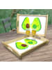 Mr. & Mrs. Panda Servierplatte Holz Avocado Pärchen ohne Spruch in Weiß