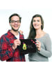Mr. & Mrs. Panda Mauspad Avocado Party mit Spruch in Schwarz