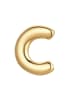 Glanzstücke München Piercing Buchstabe C aus Sterling Silber in gelbgold
