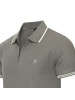 Cappuccino Italia Polo Zip Polo Torino in Grau