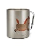 Mr. & Mrs. Panda Edelstahl-Thermobecher Pferd Springen ohne Spruch in Silber