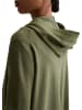 Marc O'Polo DENIM Long-Cardigan mit Kapuze relaxed in Medium Green Melange