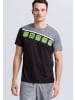 erima 5-C T-Shirt in schwarz/grau melange/weiss