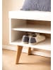 Furn.Design Garderoben-Set 2-teilig weiß matt, Scandi Eiche, Kombination skandinavisch