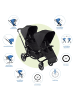 ABC-Design Geschwisterwagen & Zwillingskinderwagen in schwarz