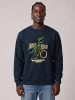 wat? Apparel Sweatshirt T-Rex Fahrrad in Dunkelblau