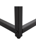 Beliani Konsolentisch DELANO in Braun/Schwarz - (W) 80 x (H) 76 x (L) 30 cm