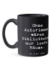 Mr. & Mrs. Panda Kaffeetasse Spruch Autorin Magie mit Spruch in Schwarz