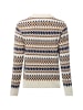 Gant Strickpullover in ecru marine - 0001