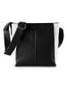 VLD VOi Leather Design Hirsch Beatrix Umhängetasche Leder 22 cm schwarz-weiss