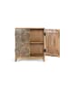Giner y Colomer Sideboard aus massivem Mangoholz mit zwei Türen in Brown