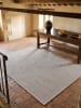 KADIMA DESIGN Flachwebteppich NURE Polypropylen in Creme