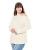 Ulla Popken Pullover in perlweiß