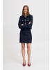 b. young BYEPIA SKIRT - HEAVY WOVEN A-shape in Navy Blazer