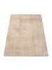 KADIMA DESIGN Teppich Kurzflor waschbar Unifarben Wohnzimmer in Beige