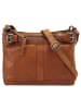 SPIKES & SPARROW Umhängetasche echt Leder in cognac