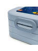 Mr. & Mrs. Panda Bento Box Sternzeichen Waage Design mit Spruch in Blau Pastell