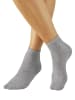Bench Kurzsocken in 2x schwarz, 2x grau meliert, 2x rot