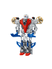 Wisam® Robot Fighter Combat 2 in 1 Lichter Sounds Rot-Blau 29 Stk.
