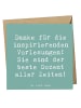 Mr. & Mrs. Panda Glückwunschkarte Spruch Bester Dozent mit Spruch in Meeresbrise