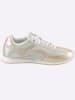 Heine Sneaker in weiß-goldfarben