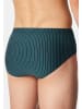 Schiesser Mini Slip / Unterhose 95/5 Essentials - Organic Cotton in Dunkelblau / türkis