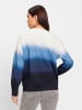 Heine Sweatshirt in marine-ecru-gemustert