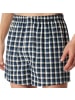 Schiesser Web-Boxershorts 2er Pack in Dunkelblau