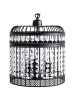 Beliani Pendelleuchten CELON in Schwarz/Transparent - (W) 30 x (H) 75 x (L) 30 cm