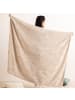 Atmosphera Créateur d'intérieur Kuscheldecke in beige