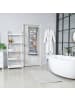 relaxdays Türorganizer in Grau/ Transparent