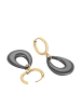 faina Earrings in Gold Black