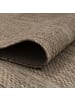 KADIMA DESIGN Teppich Outdoor Flachgewebe Uni-Design Polypropylen Balkon in Braun