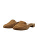 IZIA Damen Leder Slipper in Kamel