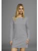 FLASHLIGHTS Jerseykleid in schwarz, grau melange