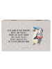 Mr. & Mrs. Panda Holzkiste Pinguin Kleine Schwester mit Spruch in Grau Pastell