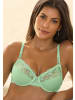nuance Bügel-BH in hellgrün+weiß
