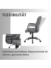 byLiving Bürostuhl STING in grau - B 57, H 99-109, T 67 cm